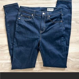 MADE IN USA Aviator Best Travel Jeans Skinny Fit Midrise Dark Indigo